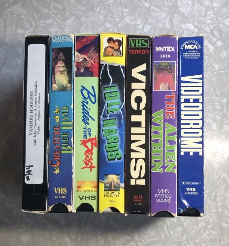 VHS CULT HORROR MOVIE LOT 60s 70s 80s 90s SLASHER GORE SOV RARE HTF OOP VINTAGE