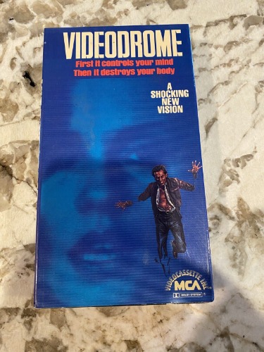 Videodrome VHS 1983 MCA - James Woods Horror MCA RAINBOW 1st RELEASE HTF