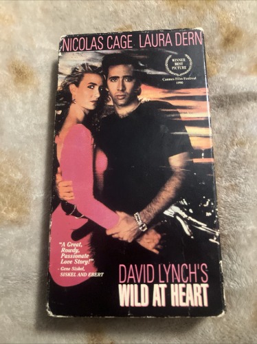 WILD AT HEART, DAVID LYNCH (1990, POLYGRAM) VHS Nicolas Cage Laura Dern