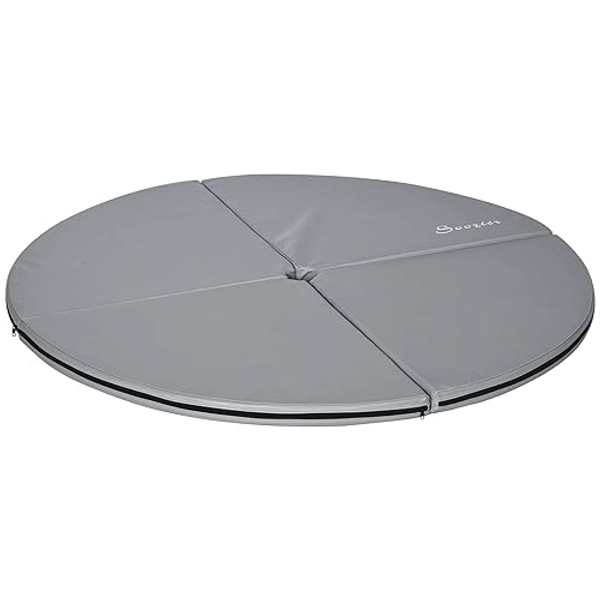 Soozier Pole Dance Mat, 2"T x 5'W Folding Pole Crash Mat for Home, Lightweight and Foldable
