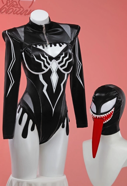 Eddie Derivative Sexy Lingerie Set Bodysuit with Gloves Headgear