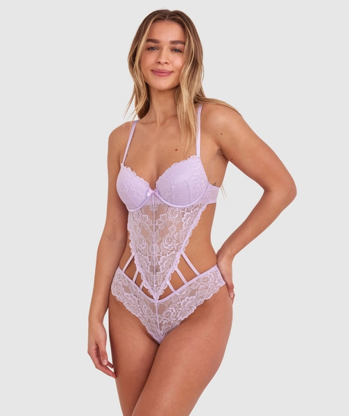 Bethany Essentials Bodysuit - Purple