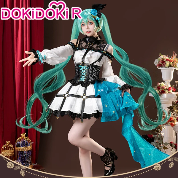 【In Stock】DokiDoki-R Game Prooject Sekaai Colorful Staage! Cosplay Costume Rose Cage Ver.