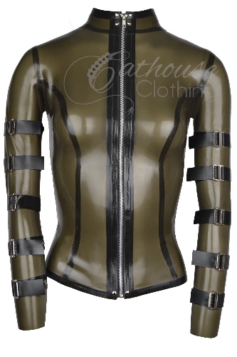 Asylum Strap Top | XXXX-Large / Translucent smoky black/black