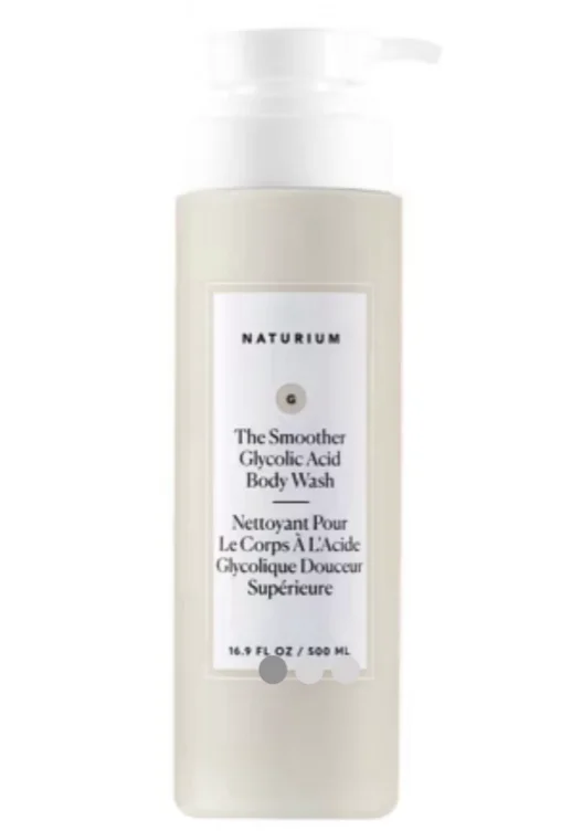 NATURIUM The Smoother Glycolic Acid Exfoliating Body Wash 500ml