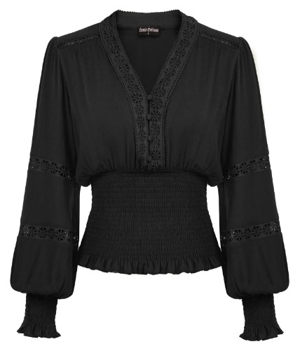 SCARLET Darkness renaissance blouse
