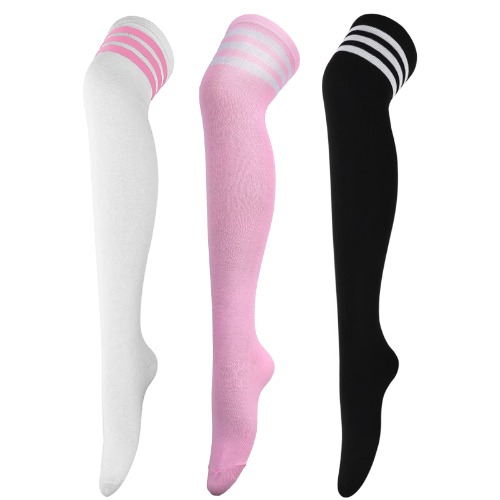 DRESHOW 3 pair knee socks