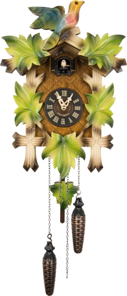 Cuckoo Clock Holzkirchen - Quartz Carved 40cm - Engstler