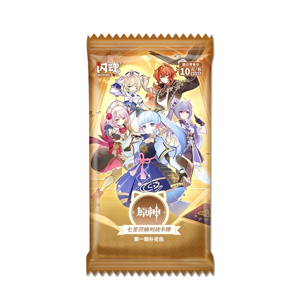 Official Genshin Impact Genius Invokation TCG Cards Booster Pack 6PCS/PACK Chinese 1st Edition