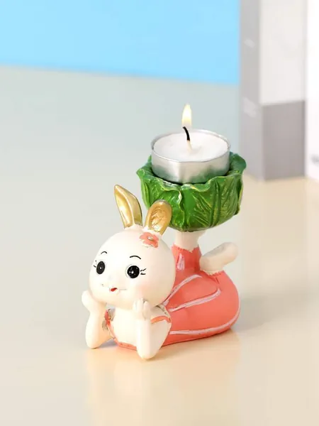 Rabbit Design Candle Holder