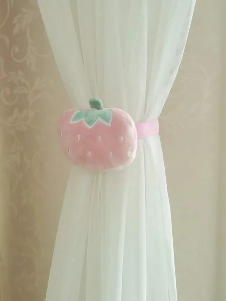1pc Strawberry Design Curtain Tieback