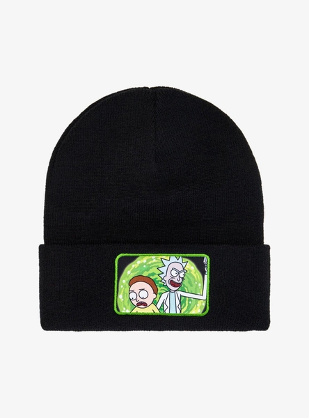 Rick And Morty Duo Patch Beanie
