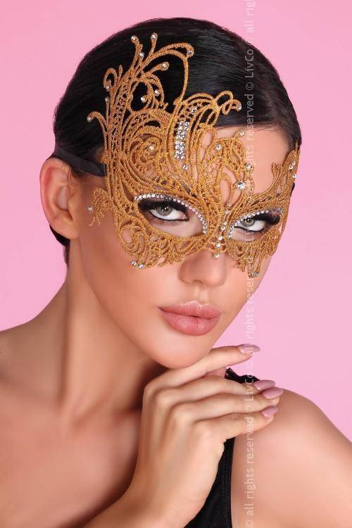 Party Mask Golden - Mask Golden LC 0011