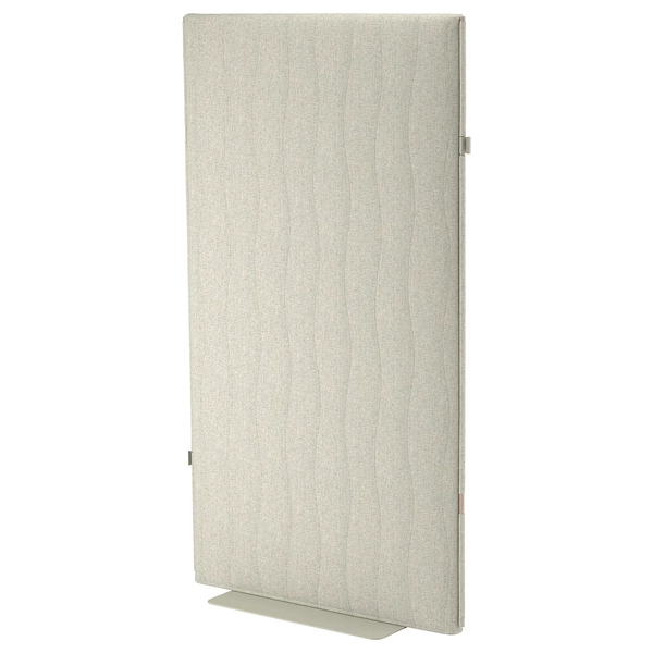 MITTZON Acoustic screen, floor standing - Gunnared beige 90x157 cm