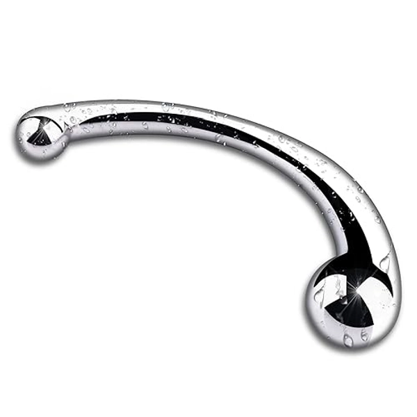 Pure G Spot Metal Wand Anal Prostate Massage Stick Polished Steel Massager Hard Dildo 692 G
