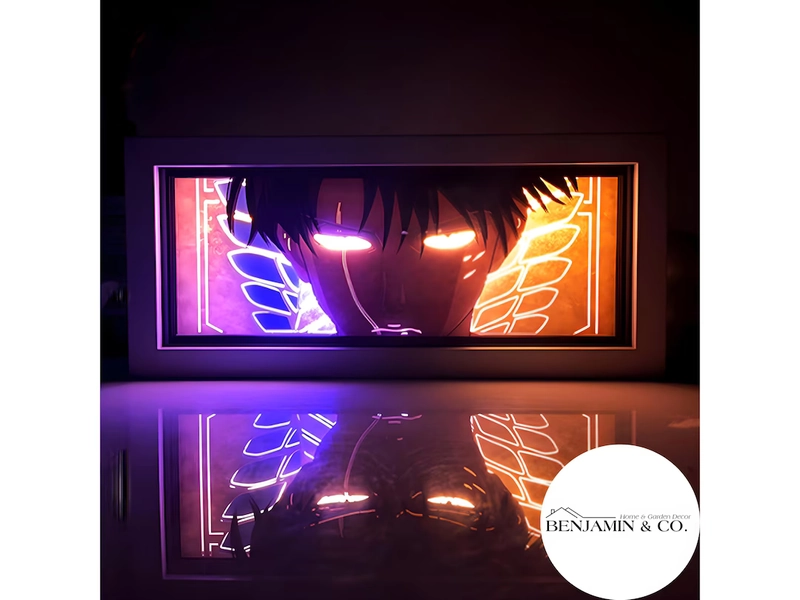 Levi Ackerman Lightbox Attack on Titan Anime Night Light LED Anime Decor Gift for AOT Fans Bedroom Light Box for Anime Lovers - Etsy UK