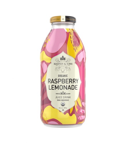 Organic Raspberry Lemonade Juice Drink | 16 oz. Bottle / Case of 12 Bottles