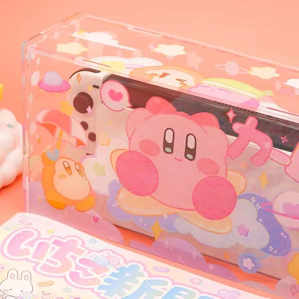 Kirby Dust Cover for Switch OLED Acrylic Display Covers