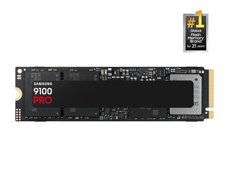 SAMSUNG SSD 9100 PRO 2TB, PCIe 5.0x4 M.2 (MZ-VAP2T0B/AM)