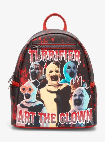Loungefly Terrifier Art The Clown Splatter Mini Backpack