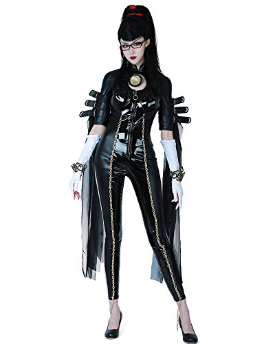 miccostumes Women's Witch Cosplay Bodysuit Halloween Costume With Gloves Headband - Large