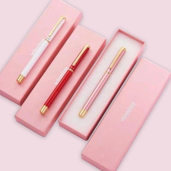 Deluxe Metal Ink Pen (with 5-pack ink refill) by Multitasky