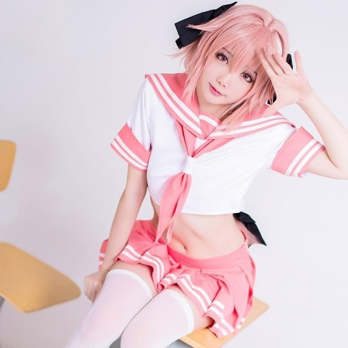 Sailor Seifuku Cosplay Set + Wig | S / Outfit WITH Wig