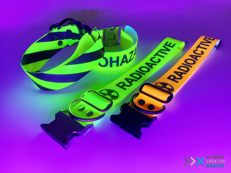 Biohazard UV Reactive collar
