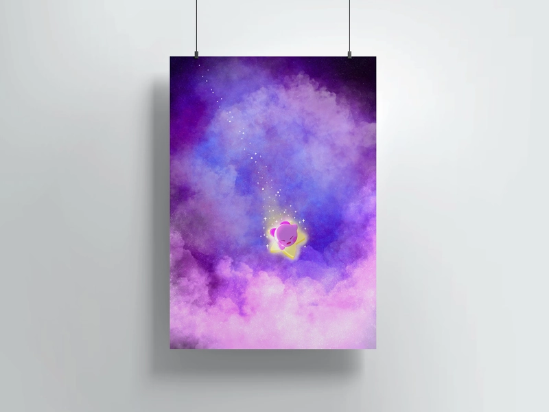 Kirby Galaxy - 11”x 14” Art Print