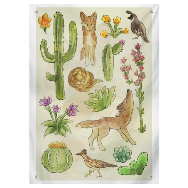 Desert Life Tapestry