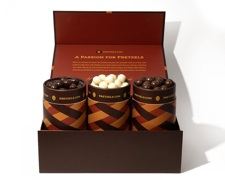 Chocolate Lovers Pretzel Gems™ Gift Box