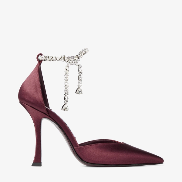Jimmy Choo | Stevie 100 Deep Merlot