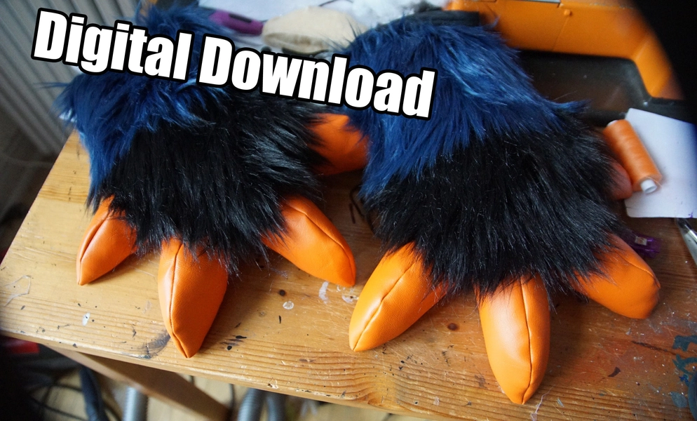 Sewing pattern for Hazo’s hands