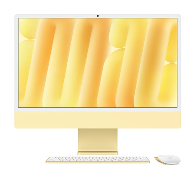 Yellow iMac