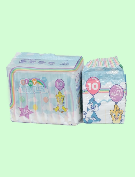 ABU TinyTails - Windeln mit Plastik-Folie - Diaper Minister