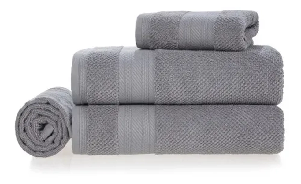 4 Body Towel Kit - Grey
