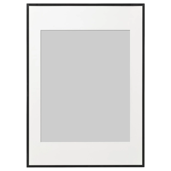 LOMVIKEN Ram - svart 50x70 cm