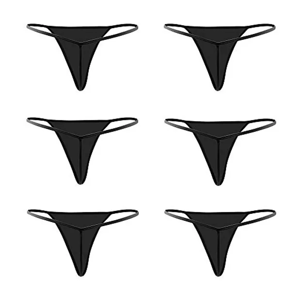Closecret Cotton G-string, Women Panties Simple Thongs Lightweight Multi-Pack G-string&T-back