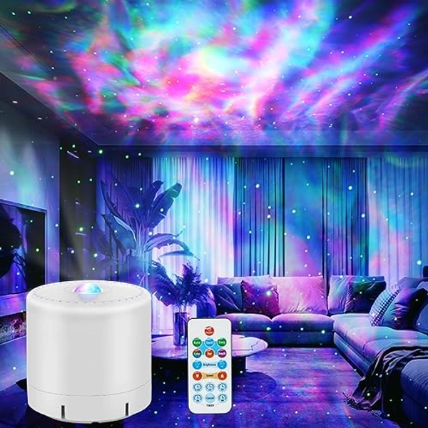 HERHOTER Galaxy Projector,Star Projector with Timer and Remote Control for Adults Bedroom Decoration, Valentine's Day, Party, Birthday,Star Night Light
