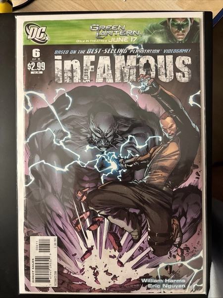 DC Infamous #6 Comic Video Game Inspired Series, 2011 Final Issue
