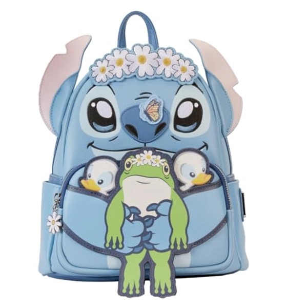 Loungefly Disney Lilo and Stitch Springtime Stitch Cosplay Kids Mini Backpack Multi