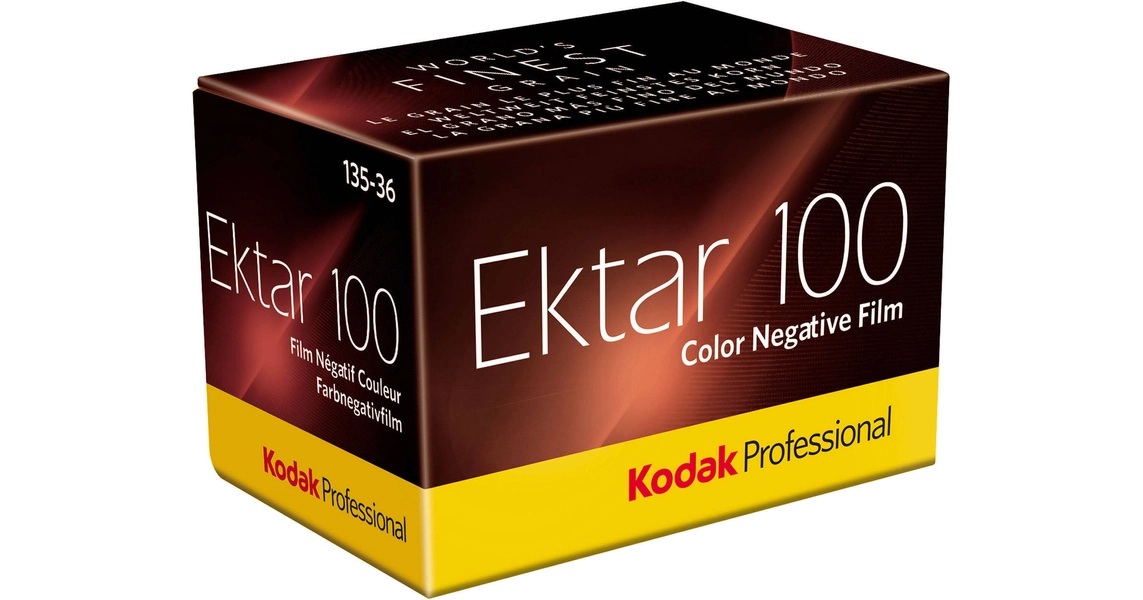 Kodak Professional Ektar 100 Color Negative Film (35mm Roll Film, 36 Exposures)