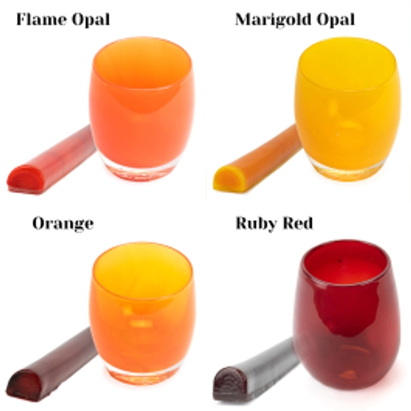 Oceanside Red & Orange Sample Rod Pack