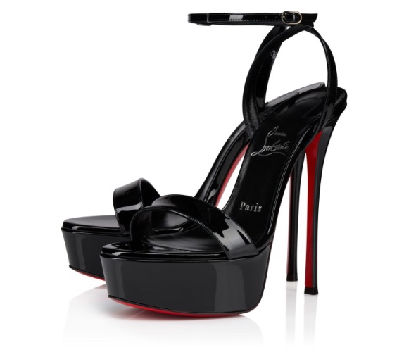 Christian Louboutin Black Platform Red Bottoms