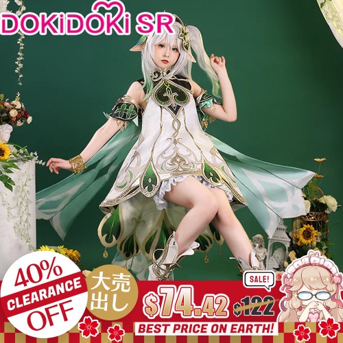 DokiDoki-SR Game Genshin Impact Cosplay Kusanari Nahida Cosplay Sumeru 