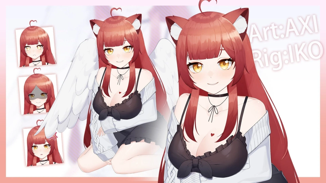 NOWY SIEDZĄCY MODEL VTUBERKI