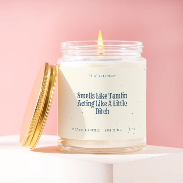 Personalized Tamlin Little Bitch Candle ACOTAR Fan Gift ACOMAF A Court of Thorns and Roses Merch Velaris Candle Book Lover Candle T186