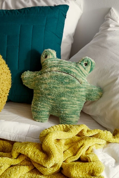 Grumpy Frog Cushion