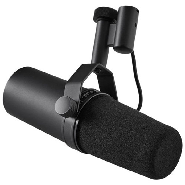 Shure SM7B Dynamic Vocal/Podcast XLR Microphone - Black | Best Buy Canada