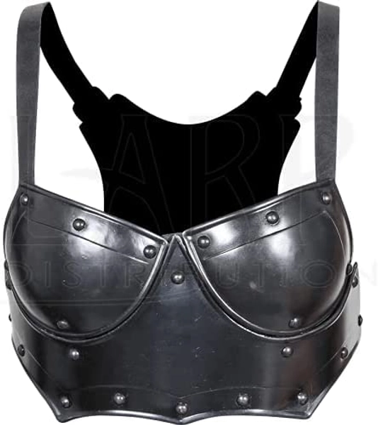 Medieval 18GA Steel Cuirass Breastplate Gothic Lady Chest Armor Plate Costume